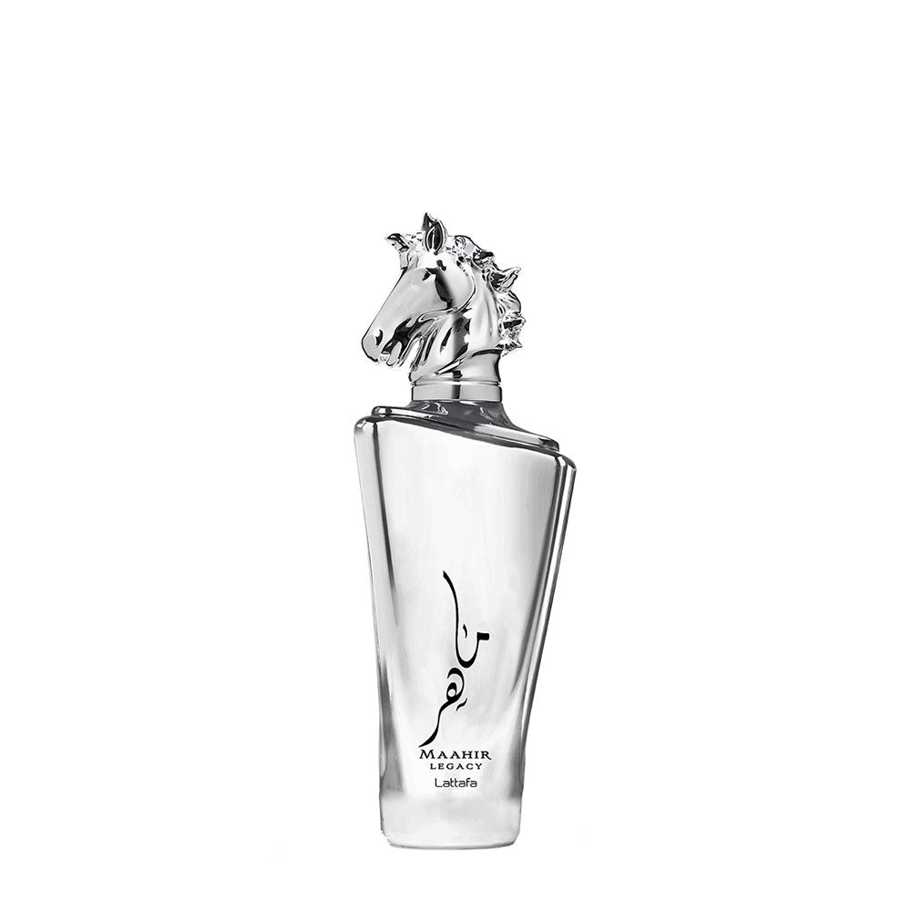 Lattafa Maahir Legacy - Aromatic Spicy, Citrus, Amber Wood - Eau de Parfum Long-Lasting Fragrance for Men, 3.40 Ounce / 100 ml