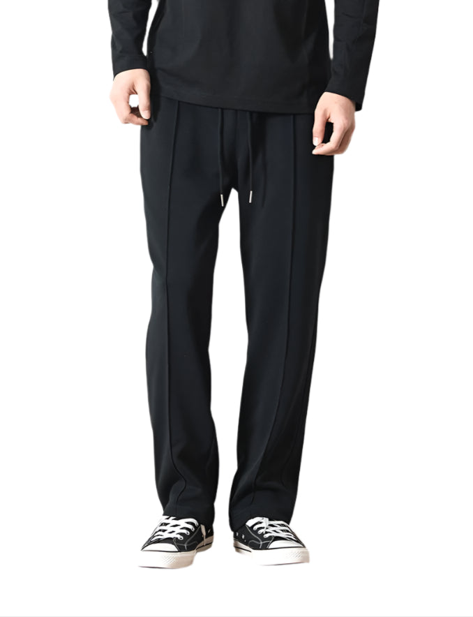Men's Loose Drooping Cotton Terry Knitted Track Sweatpants