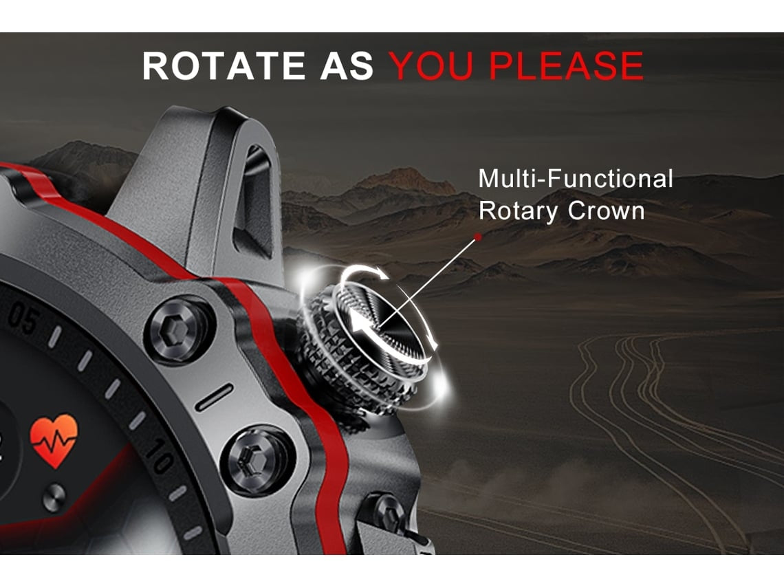 Man Multifunction Sports Bluetooth 1.43 in Amoled Display Smart Watch - Acquisti Online
