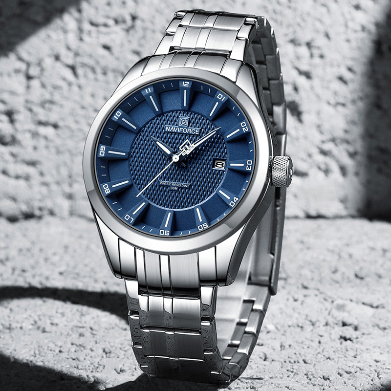 NAVIFORCE 8032 Man Business Casual Steel Strap Watch - Acquisti Online