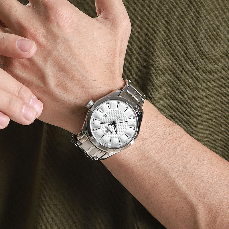 NAVIFORCE 8032 Man Business Casual Steel Strap Watch - Acquisti Online