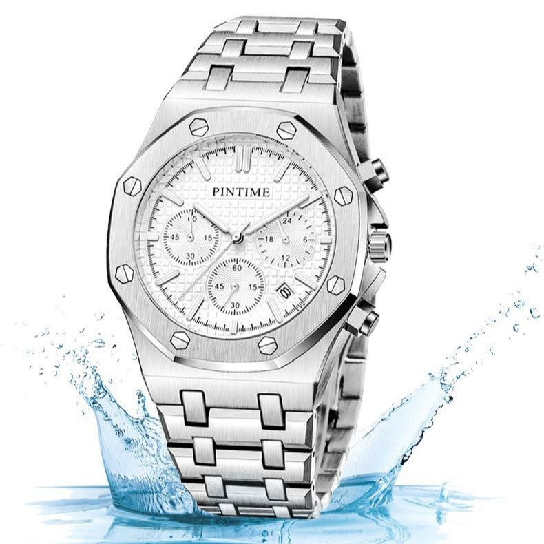 PINTIME 1473 Orologi da polso da uomo alla moda con cronografo