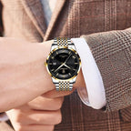 Man Luxury Fashion Steel Band Waterproof Watch - Acquisti Online