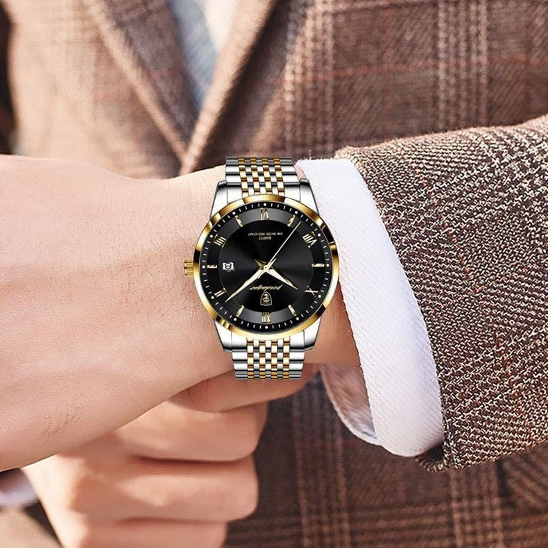 Man Luxury Fashion Steel Band Waterproof Watch - Acquisti Online