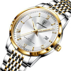 Man Luxury Fashion Steel Band Waterproof Watch - Acquisti Online
