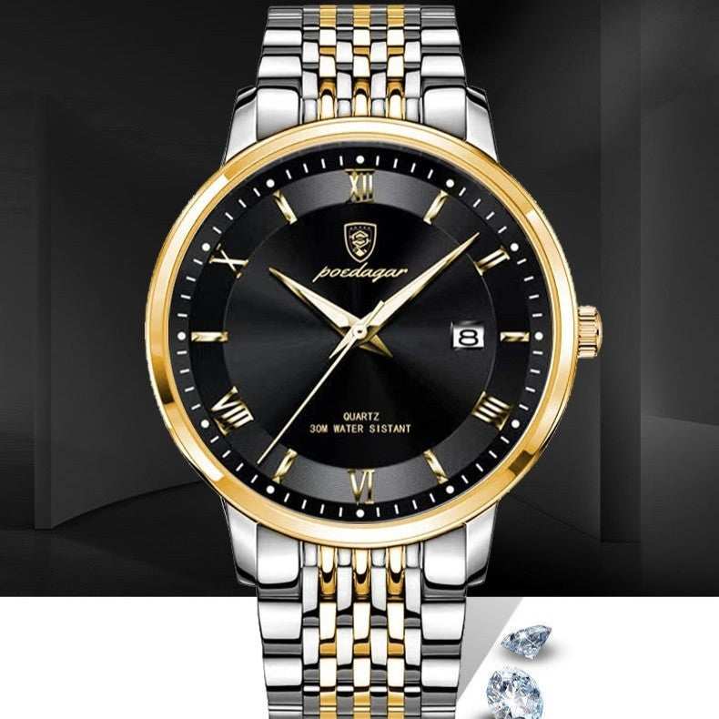 Man Luxury Fashion Steel Band Waterproof Watch - Acquisti Online