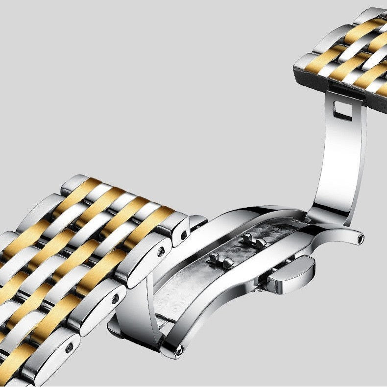 Man Luxury Fashion Steel Band Waterproof Watch - Acquisti Online