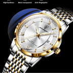 Man Luxury Fashion Steel Band Waterproof Watch - Acquisti Online