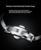 KINYUED J111 Man Business Casual Steel Band Automatic Watch - Acquisti Online