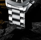 KINYUED J111 Man Business Casual Steel Band Automatic Watch - Acquisti Online