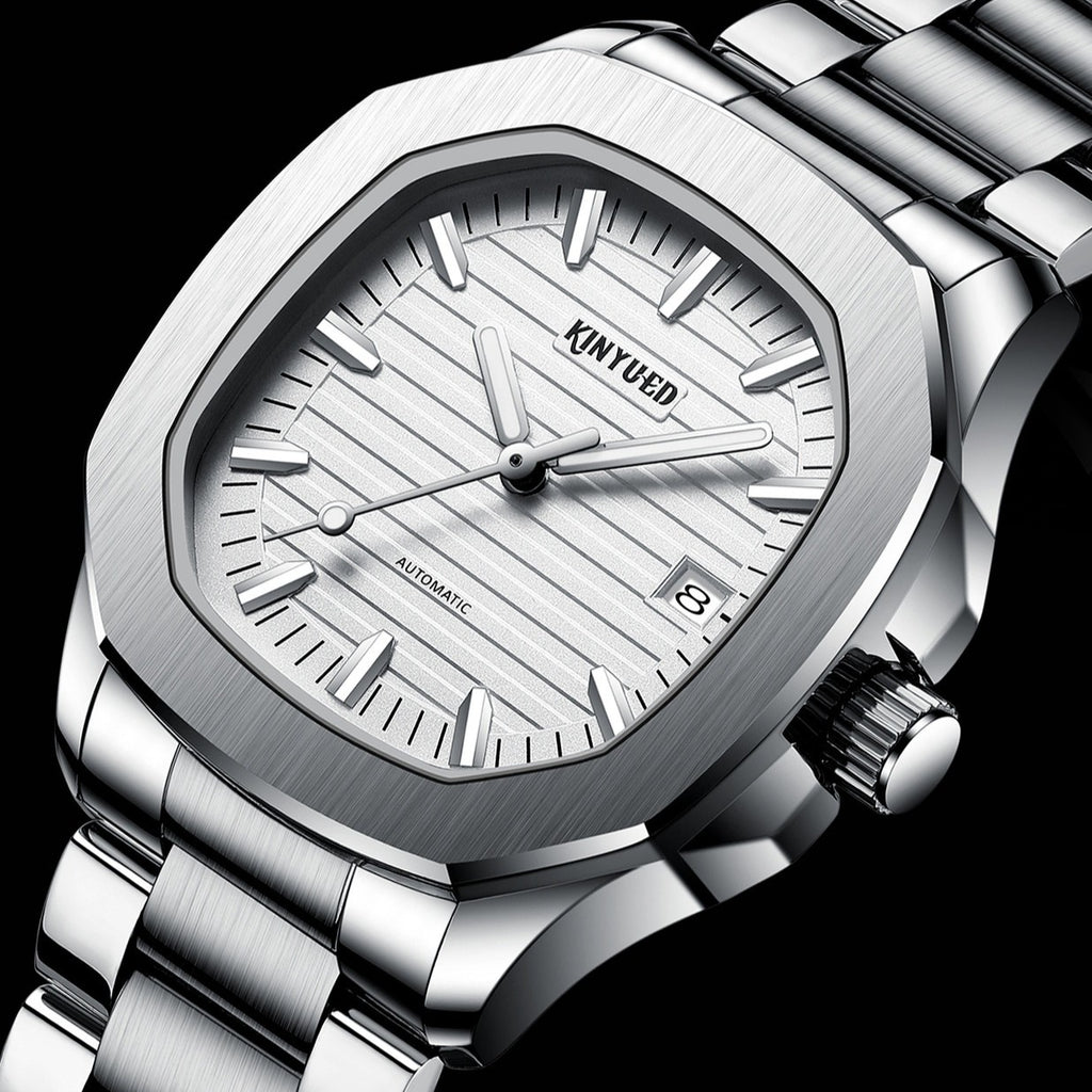 KINYUED J111 Man Business Casual Steel Band Automatic Watch - Acquisti Online