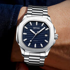 KINYUED J111 Man Business Casual Steel Band Automatic Watch - Acquisti Online