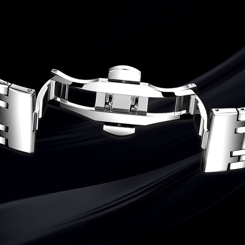 SANDA 7020 Business Casual Butterfly Double Button Men Watch - Acquisti Online