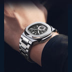 SANDA 7020 Business Casual Butterfly Double Button Men Watch - Acquisti Online