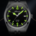 Orologio Automatico da Uomo ADDIESDIVE, Stile Business Casual, con Cinturino in Acciaio