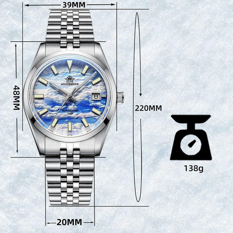 ADDIESDIVE Man Automatic Business Casual Watch - Acquisti Online