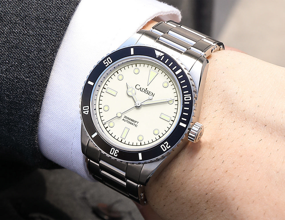 Man Automatic Mechanical Steel Band Casual Watche - Acquisti Online