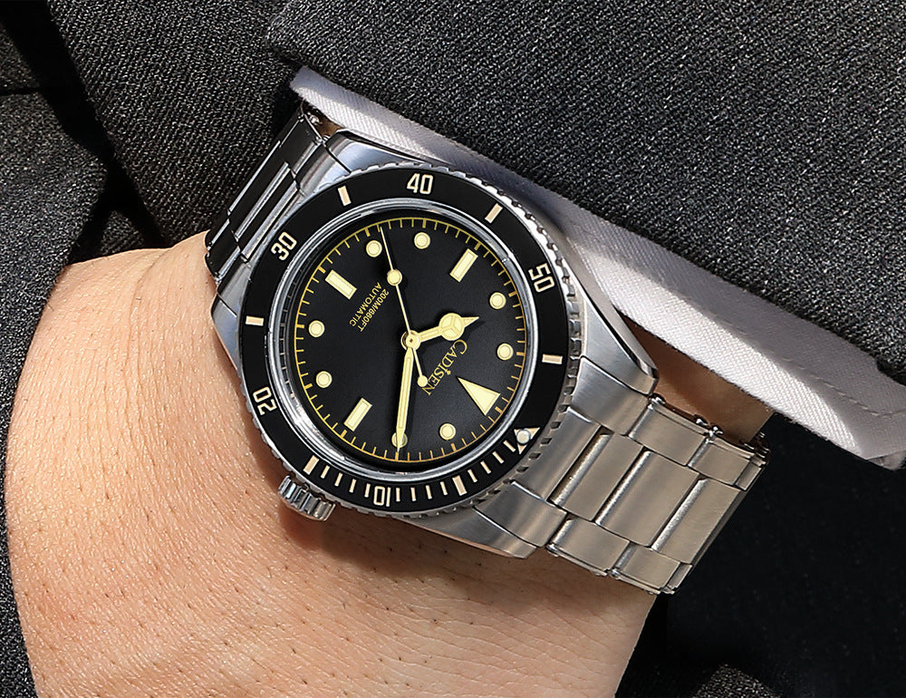 Man Automatic Mechanical Steel Band Casual Watche - Acquisti Online