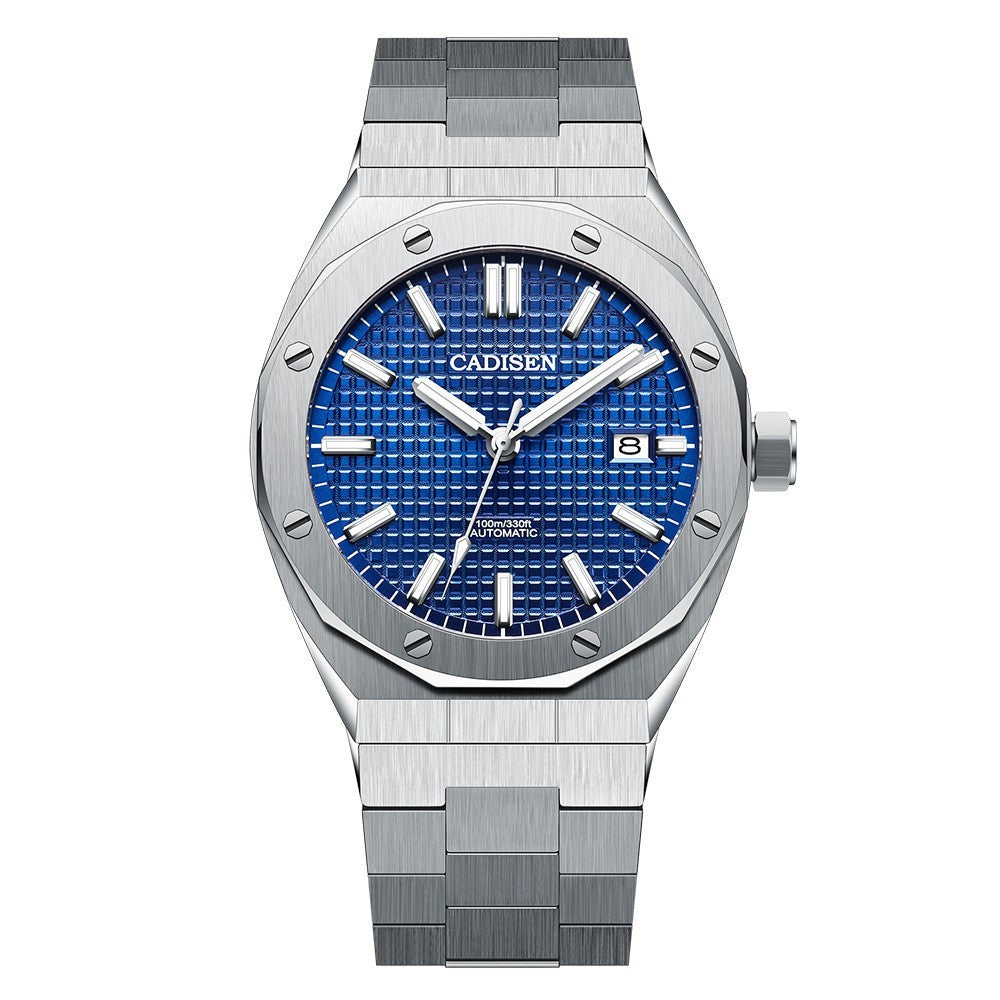 CADISEN Men's Watch Mechanical Automatic 100M Waterproof Luxury Wrist Watch Casual Business Wrist Watch