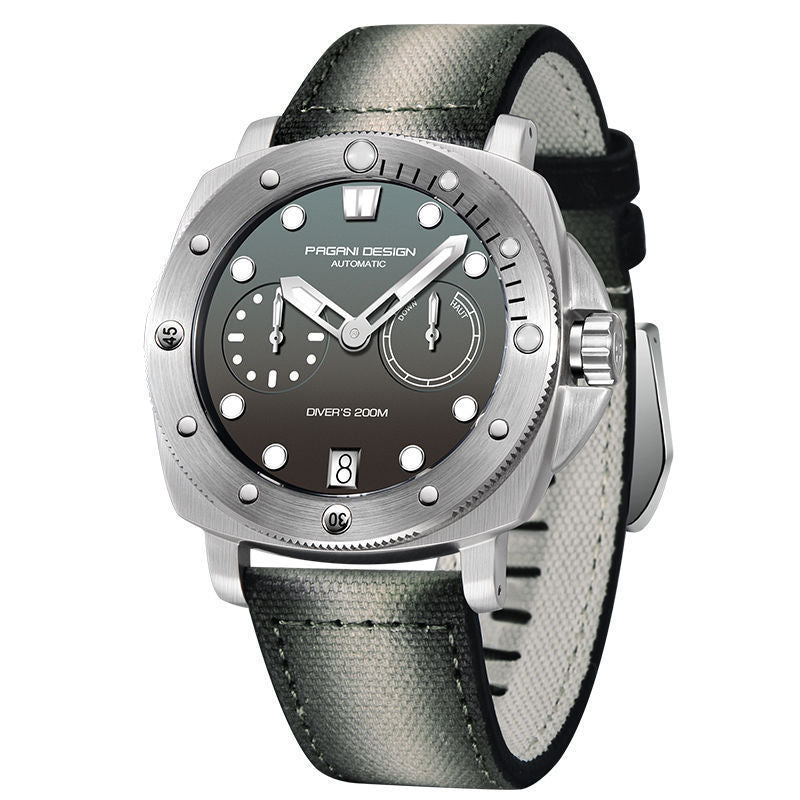 PAGANI DESIGN Nuovi orologi meccanici da uomo, orologio automatico di lusso per uomo, orologio sportivo impermeabile con quadrante con riserva di carica e specchio zaffiro.