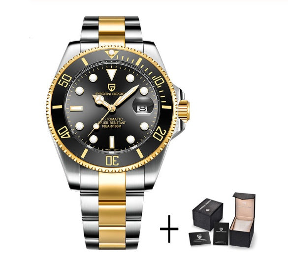 Stylish men's PAGANI DESIGN waterproof watch