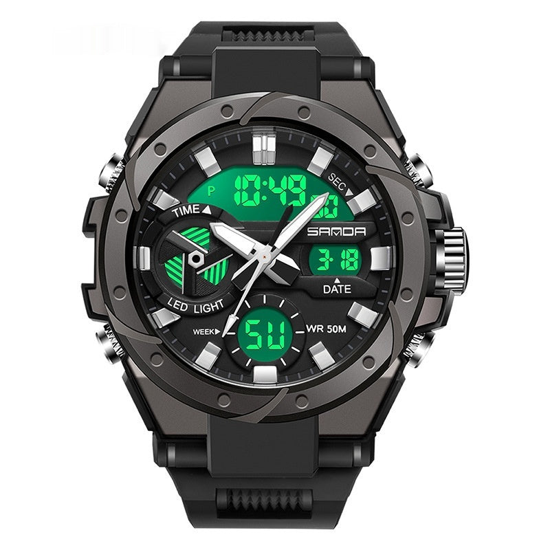 SANDA Brand Men's Military Shockproof Digital Sports Watches Waterproof Electronic Wristwatch for Men