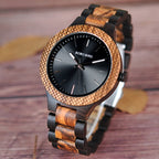 BOBO BIRD Wood Quartz Watch Watches with Luminous Hands in Wooden Fashionable waterproof Quartz Watch