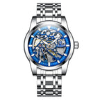 Orologio da uomo luminoso in acciaio inossidabile alla moda