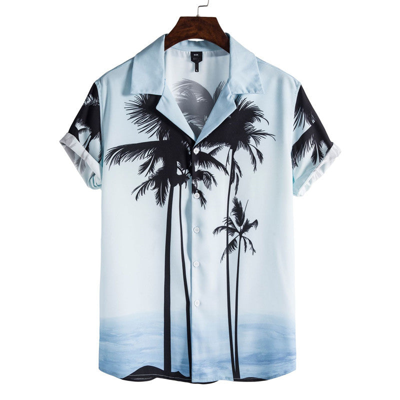 Modieus zomer heren strandshirt