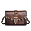 Dames modieuze schoudertas met grote capaciteit originele diagonale leren retro kleine vierkante tas dames schoudertas