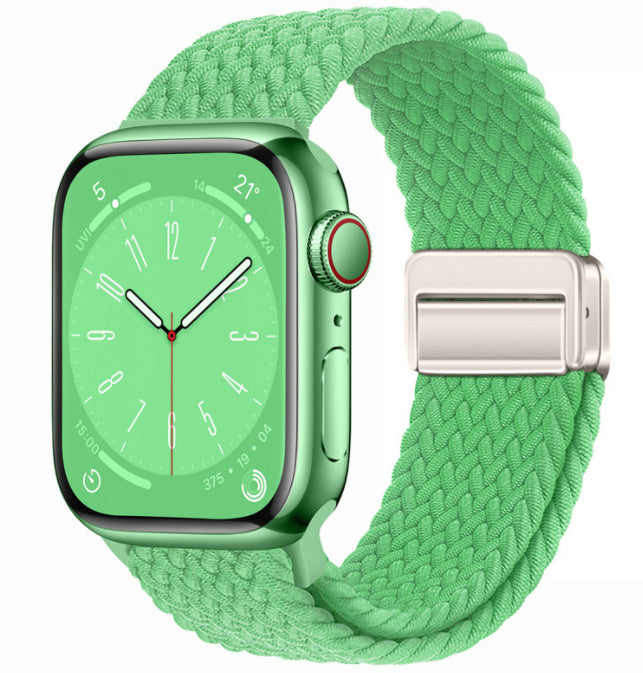 Smart Apple Watch Band Braided Solo Loop Band Magnetic Buckle Band MultiFunction Sports Mode iWatch - Acquisti Online