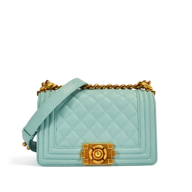 Dames modieuze schoudertas Originele leren crossbody tas Grote capaciteit Gesloten manier slot Dames schoudertas
