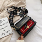 Women's Crossbody Bag With Square Shoulder Strap