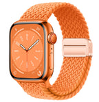 Smart Apple Watch Band Braided Solo Loop Band Magnetic Buckle Band MultiFunction Sports Mode iWatch