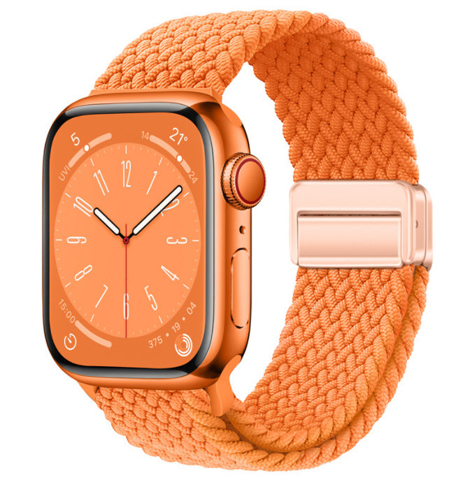 Smart Apple Watch Band Braided Solo Loop Band Magnetic Buckle Band MultiFunction Sports Mode iWatch - Acquisti Online