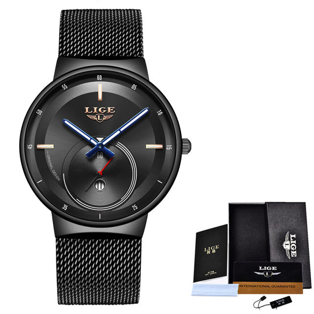 Modieus waterdicht quartzhorloge voor heren