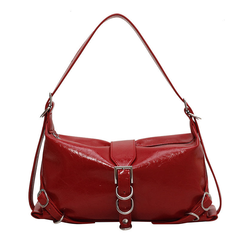 women's Niche Ancient Underarm Advanced Western Style Large Capacity Bag