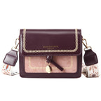 Women's Crossbody Bag With Square Shoulder Strap
