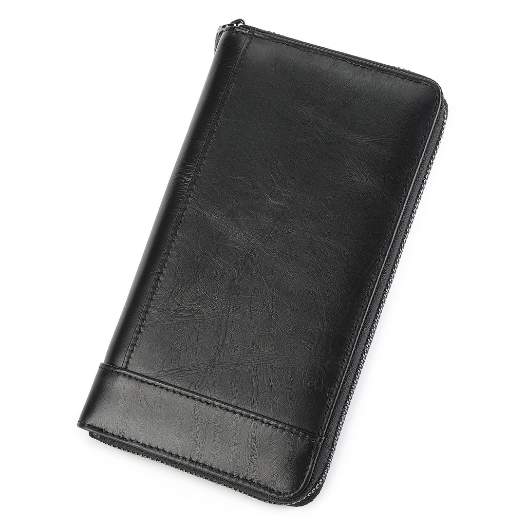 Top Layer Cowhide Men's Wallet Large Capacity Multifunctional - Acquisti Online