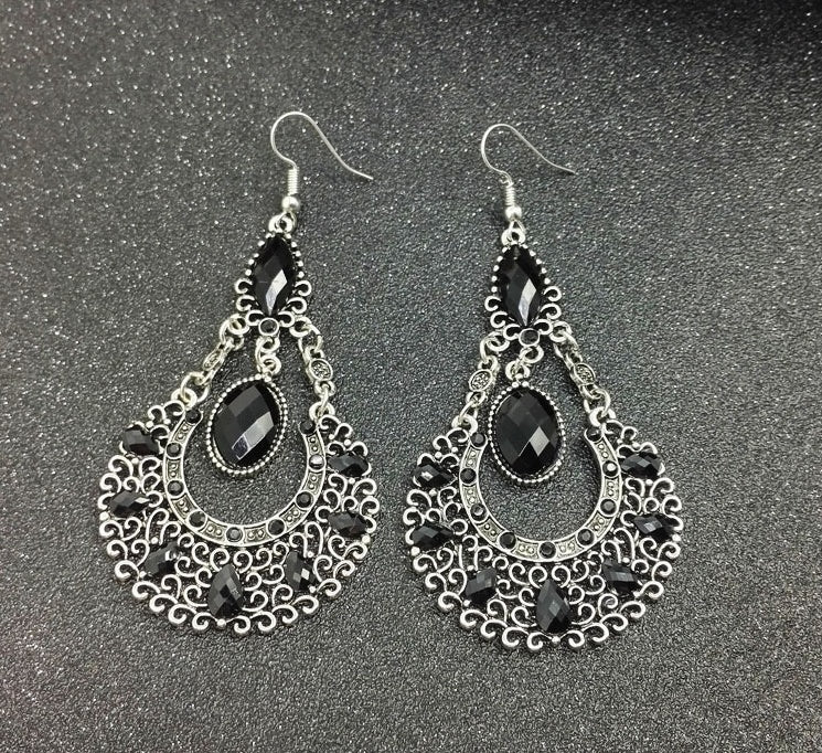 Bohemian water droplets tassel earrings - Acquisti Online