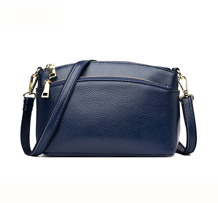 Women's Fashionable Shoulder Leather Bag Multi Function Pocket Crossbody Genuine Leather Handbag Women's Shoulder Bag