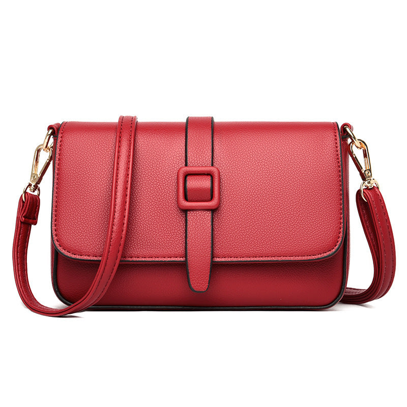 Dames modieuze schoudertas originele leren multi rits zak schouder kleine vierkante tas dames crossbody tas