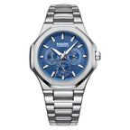 Mark Fairwhale Men's Luxury Personalized Watch Classic Stainless Steel Waterproof Quartz Men's Wristwatch 2024