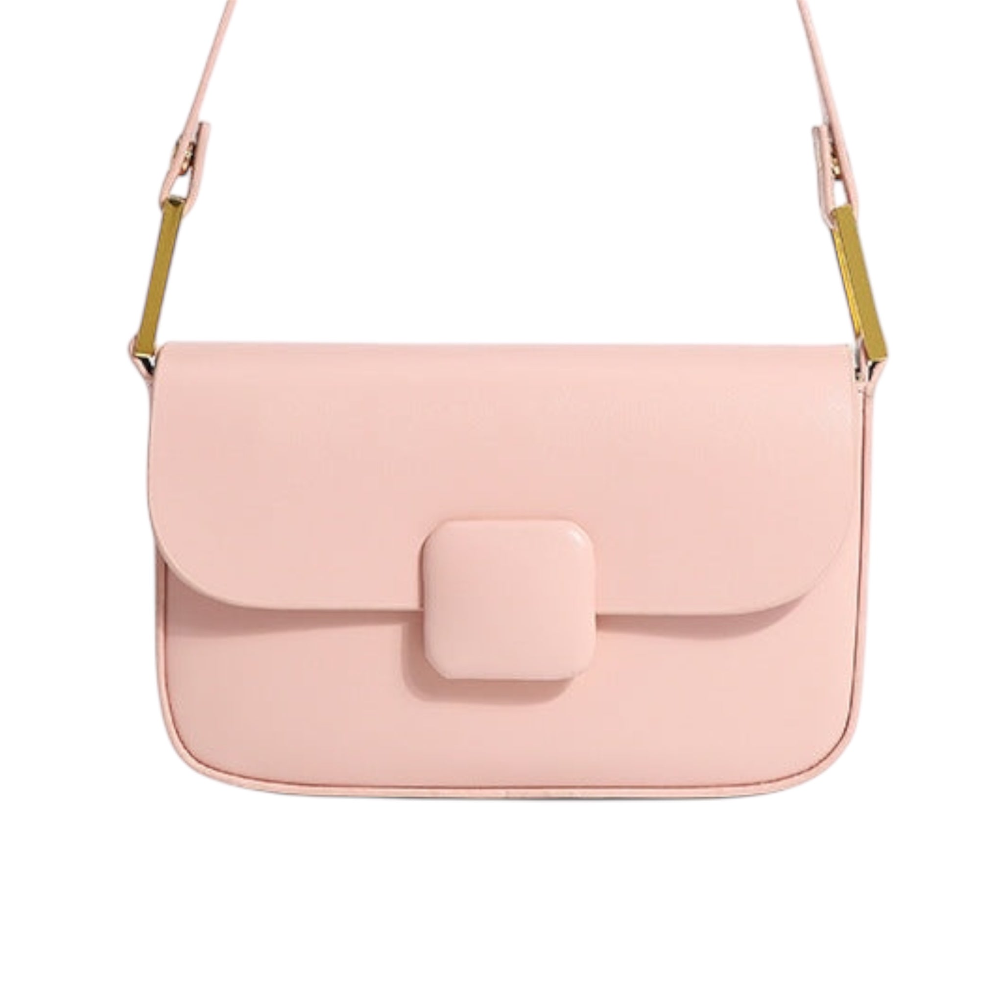 Modieuze schoudertas voor dames, originele leren crossbodytas, all-match messenger bag, kleine vierkante schoudertas voor dames