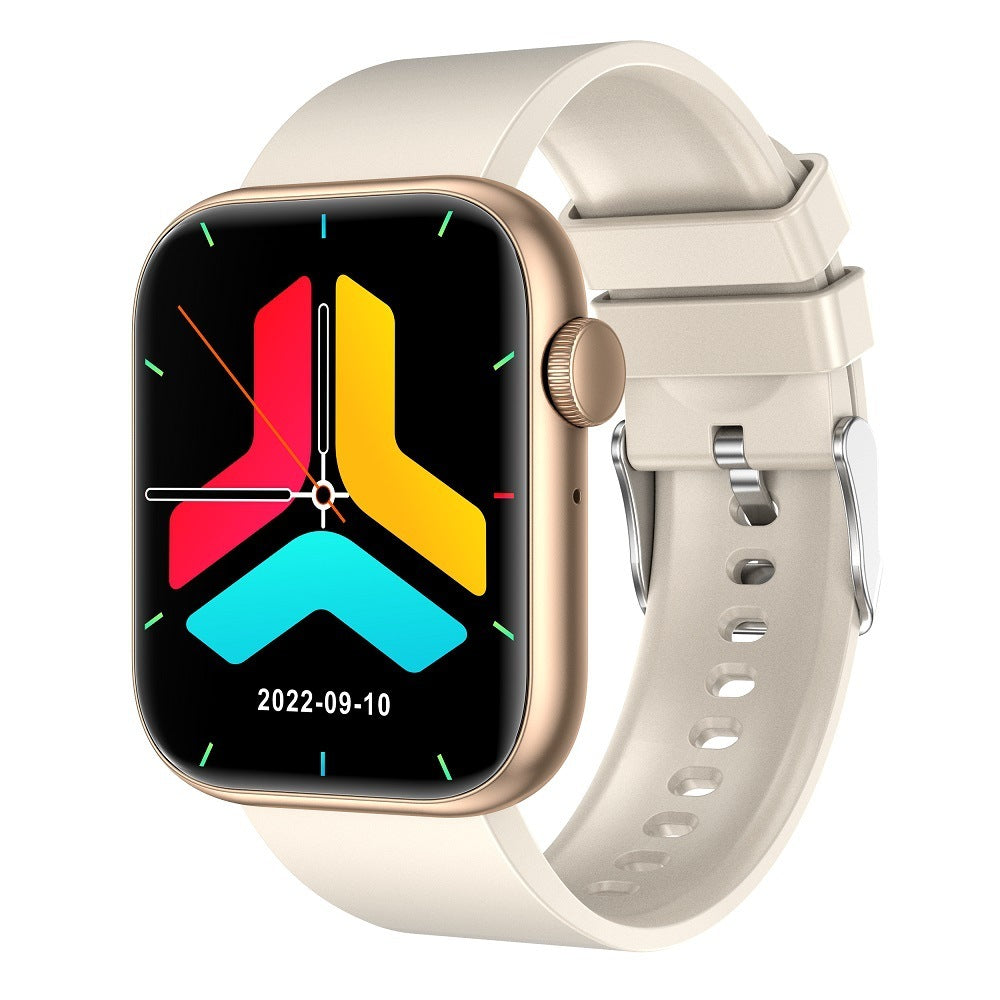 Orologio intelligente QX7 con controllo della temperatura corporea in metallo 185 Bluetooth e chiamata SOS