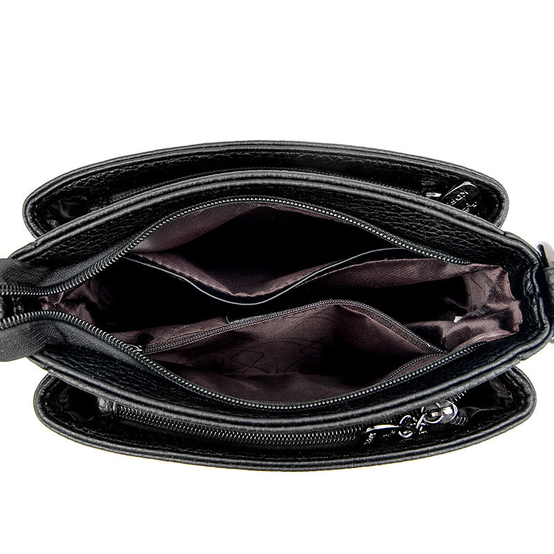Dames handtas Eenvoudige mode Een schoudertas PU Hand dragen Kleine tas Grote capaciteit Dames handtas