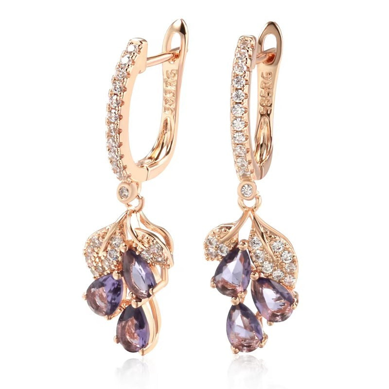 Rose Gold Fashion Trending Popular Daily Wear Women's Earrings