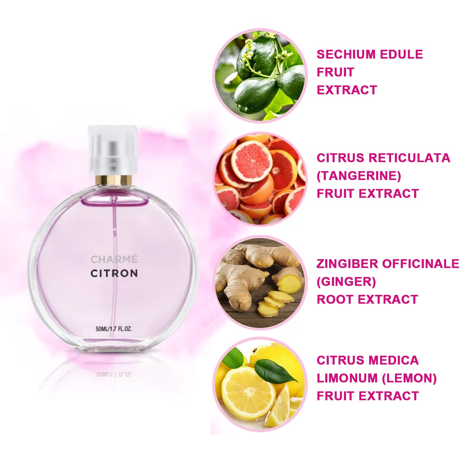 Prolactineparfum, frisse, lichte geur, langdurige geur, mild, niet scherp, elegant