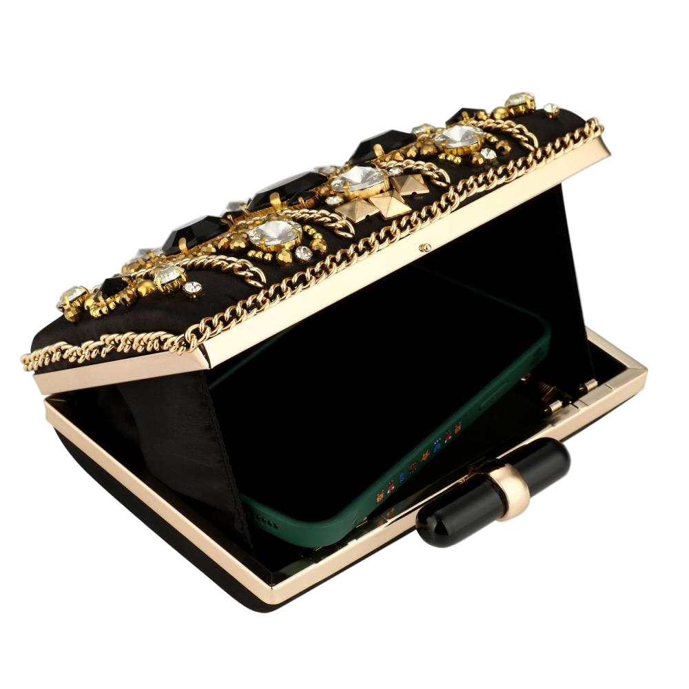 Luxury Fashion Evening Bag Diamond Rhinestone Handbag Ladies Wedding Clutch Women Purse Clutch for Party Wedding - Acquisti Online