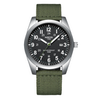 NIBOSI Brand Fashion Mens Watches Sports Nylon Strap Waterproof Military Quartz Watch with Date for Men